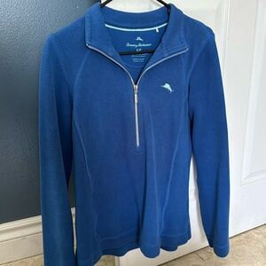 Tommy Bahama pull over sweat shirt jacket